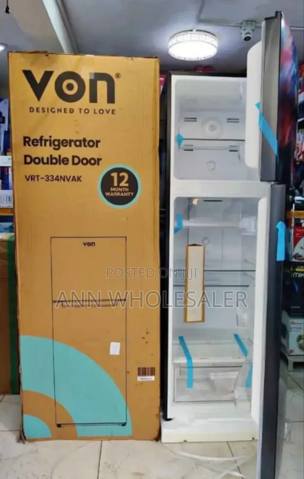 Von 334 Litres Fridge No Frost F/7