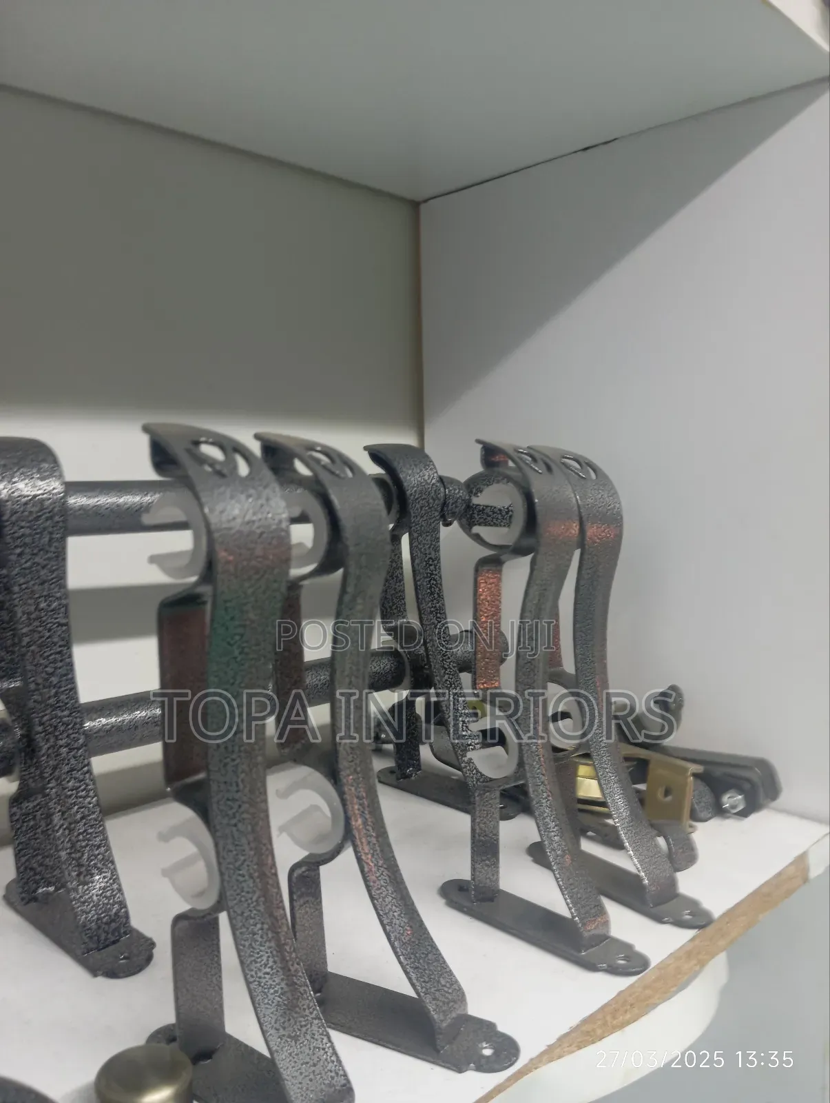 Normal Wall Brackets for Curtain Rods Installation