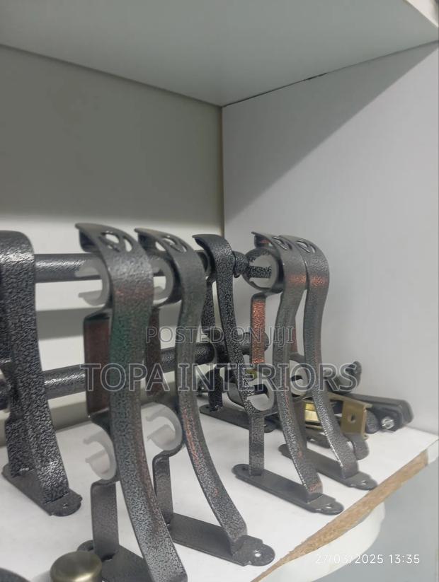 Normal Wall Brackets for Curtain Rods Installation