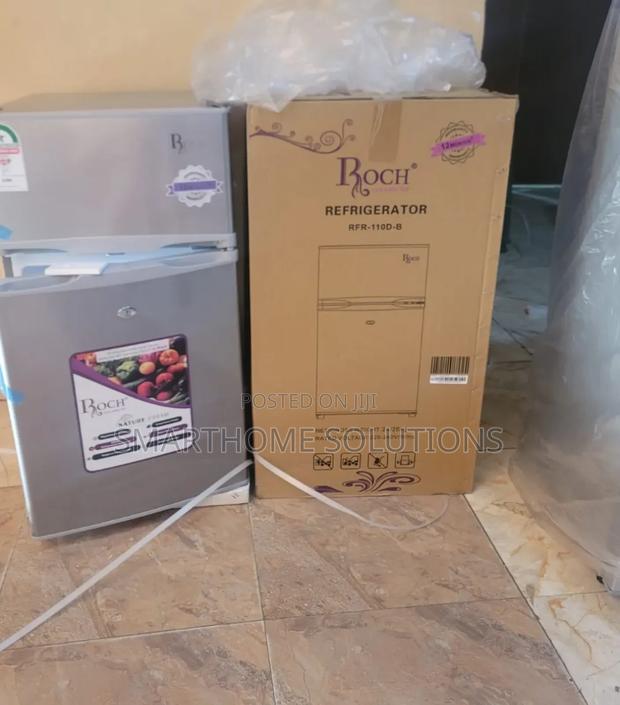 Roch RFR-110d-B Double Door Refrigerator 85l Silver RTF/85