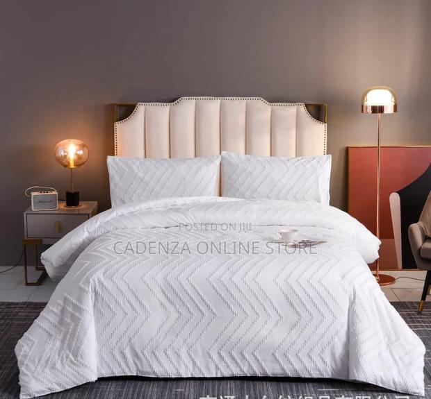 *Luxury Tufted Wave Design Duvet Cover Set* Soft, - thumbnail 5