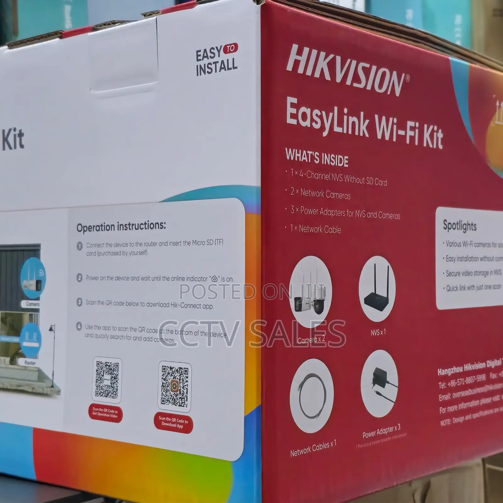 Wireless Kits 2mp Hikvision With Two Cams