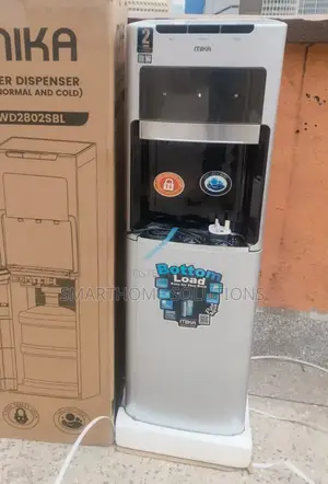 Mika Bottom Load Water Dispenser Black, Silver M/Hn