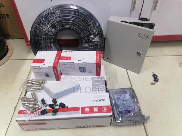 2cctv Hikvision 4channel Cameras 1080p 2mp Complete System - main view