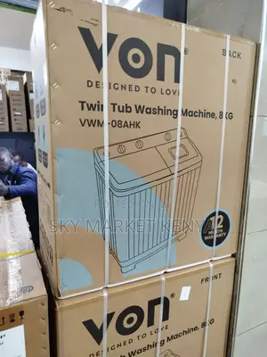 Von Valw-12mfw 12kg Twin Tub Washing Machine