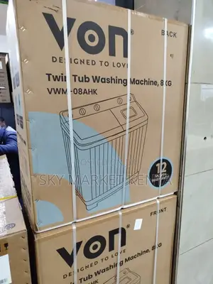 Von Valw-12mfw 12kg Twin Tub Washing Machine