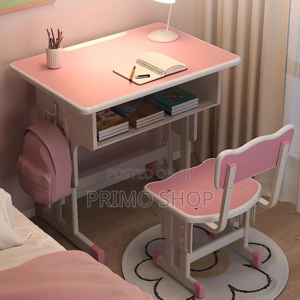 Kids Desk and Chair; Elegant Children Study Furniture Set