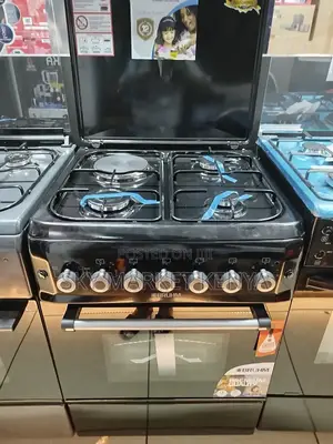Bruhm Black 60cm by 60cm 3gas and 1 Electric Cooker