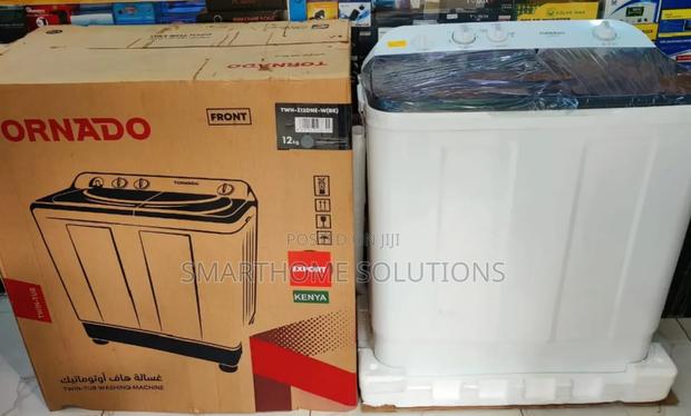 12kgs Tornado Twin Tub Washing Machine Tr/Wm