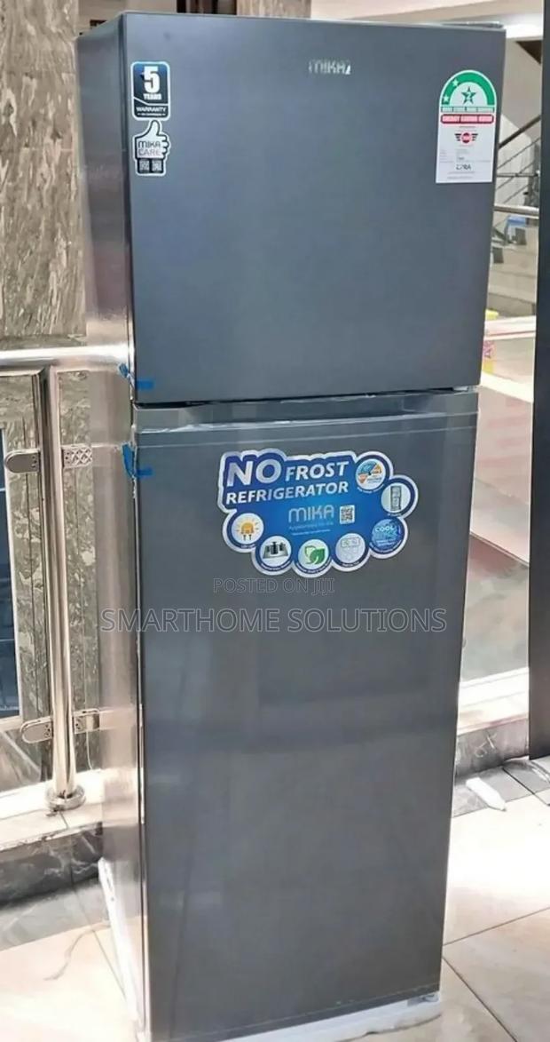 Mika 255litres Double Door Fridge No Frost Mf/255l