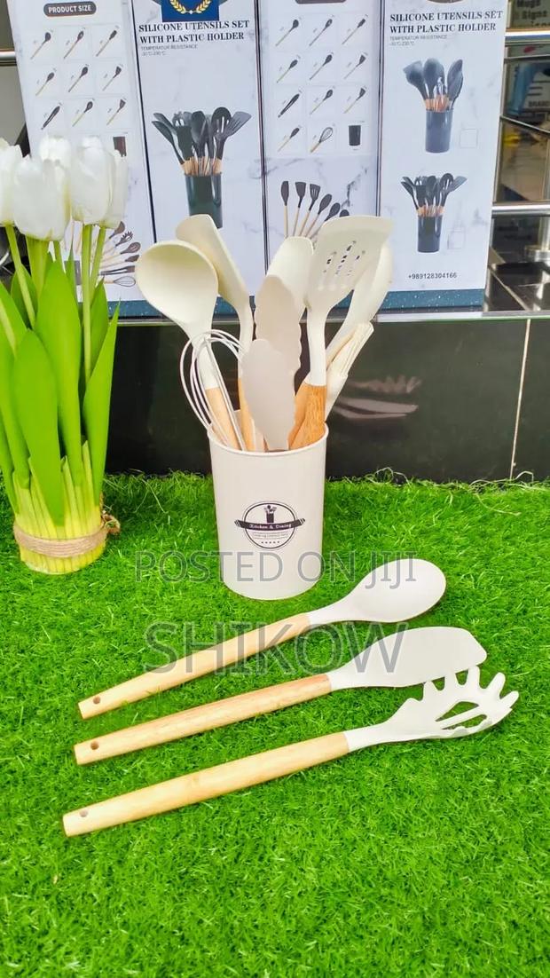 12pcs Silicone Spoons - main view