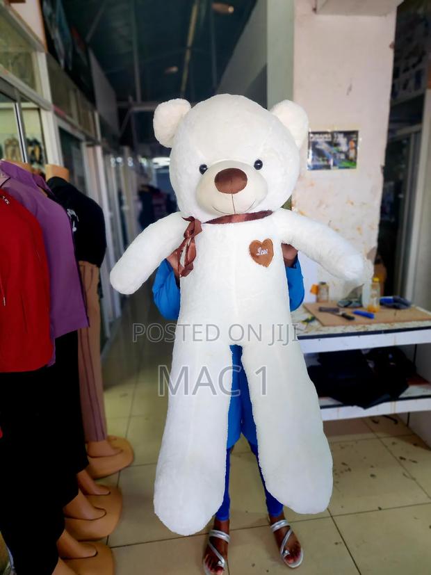 140cm Giant White Teddy Bear Plush - thumbnail 3