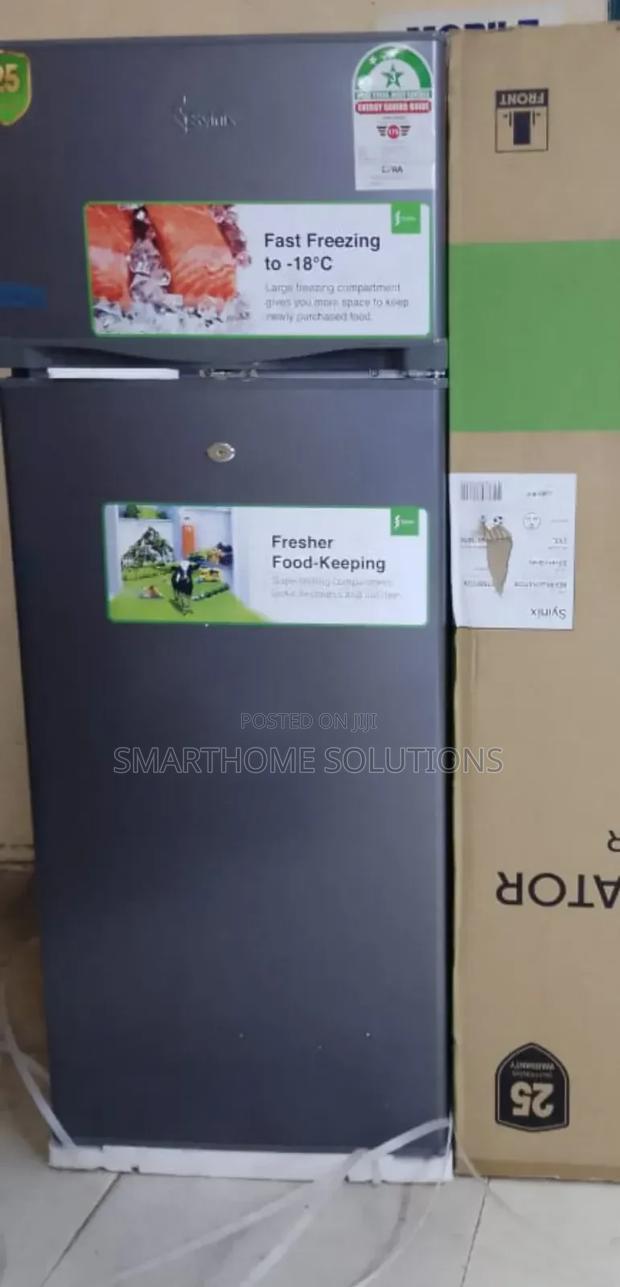 Syinix 210 Litres Double Door Refrigerator Syf-210l