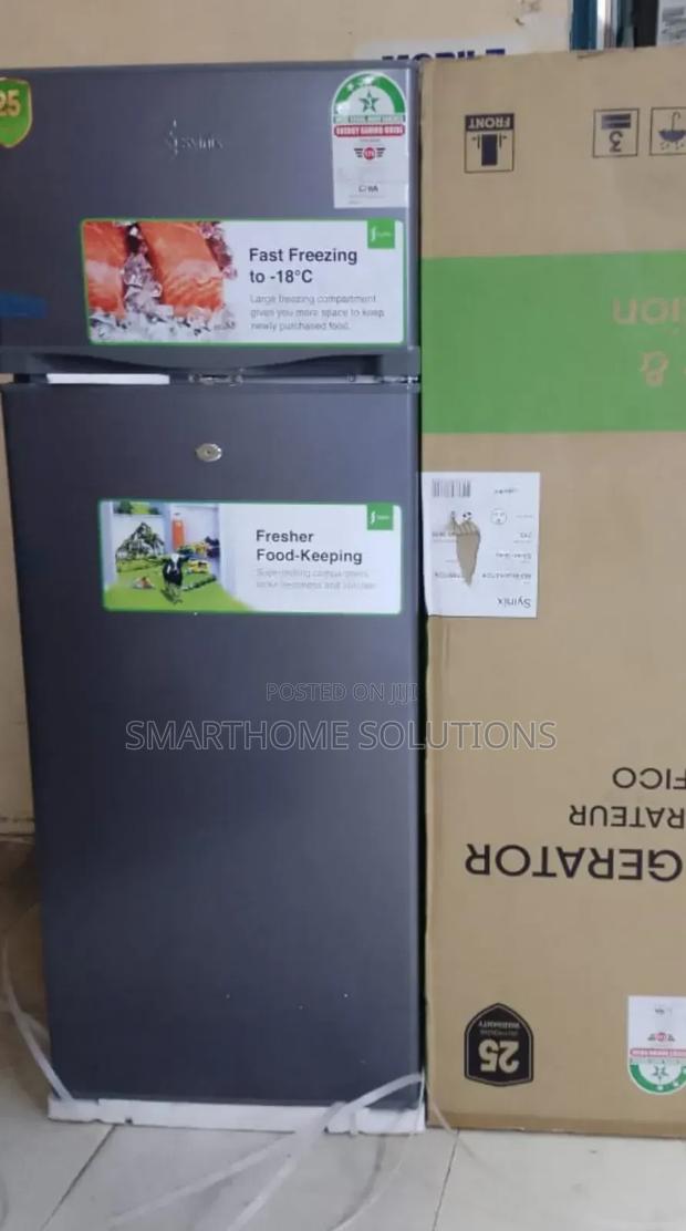 Syinix 210 Litres Two Door Refrigerator Syf-210l