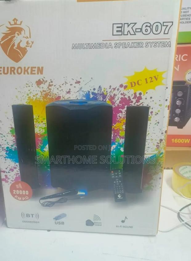 Euroken Mtungi Ek-607 2.1ch Multimedia System-20000w + Bt-02