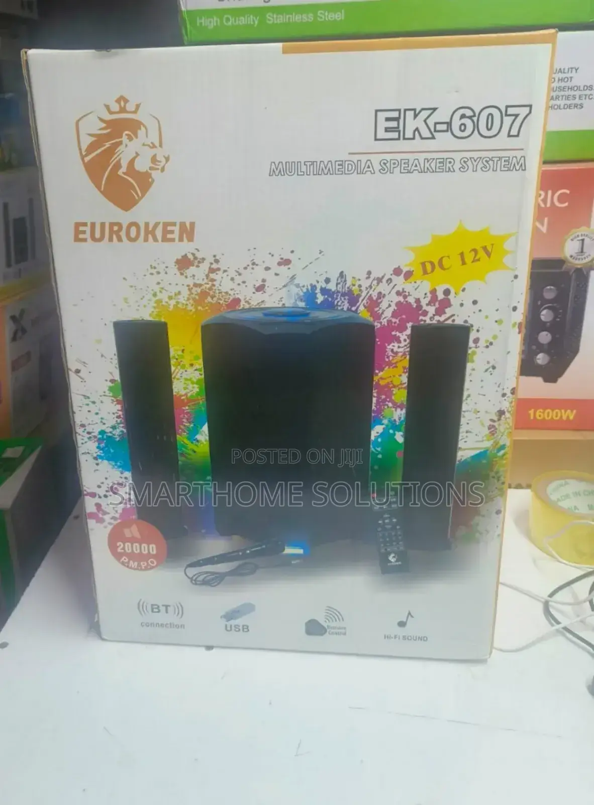 Euroken Mtungi Ek-607 2.1 Multimedia System 20000w + Bt-02
