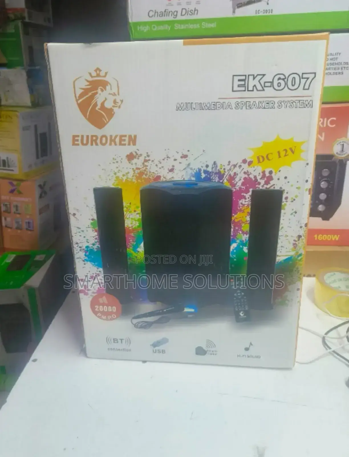 Euroken Ek-607 2.1ch Multimedia System-20000w + Bt-02