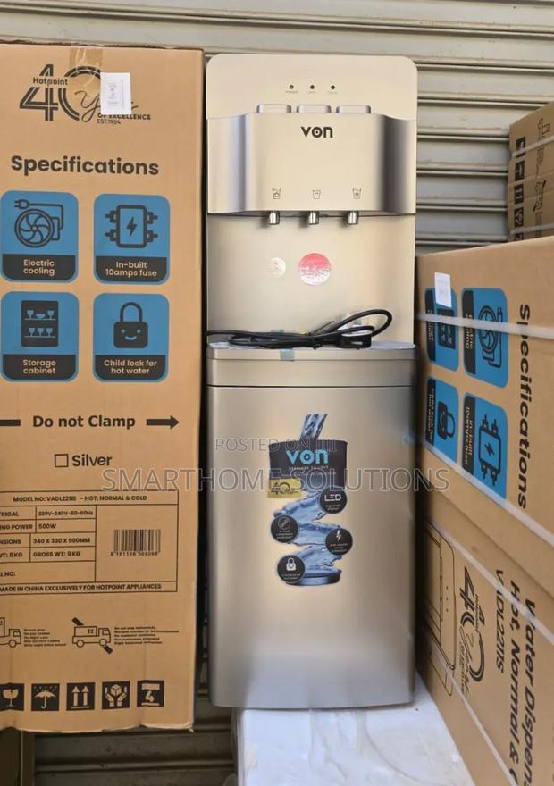 Silver Von Hot ,Normal and Cold Dispenser Vn-3 - main view