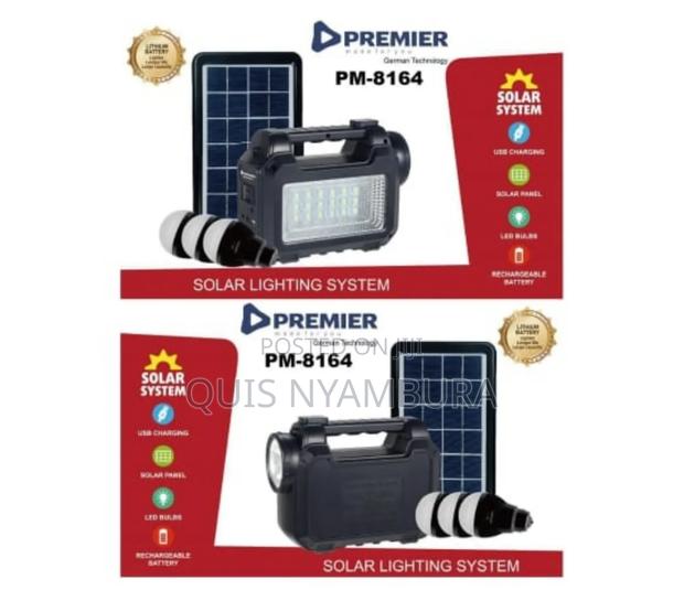 Solar Lighting System 3 Bulb Premier