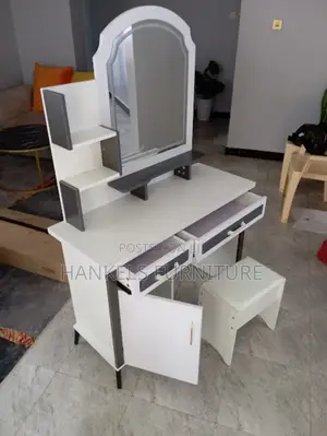 Black White Finest Dressing Table