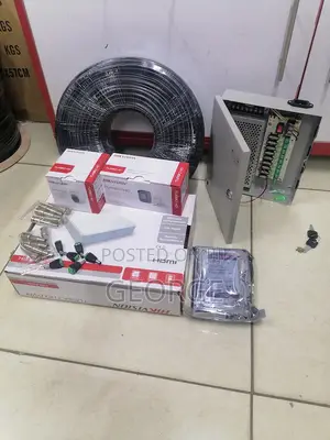 2 Hikvision CCTV Cameras-1080 Complete Set of CCTV Cameras
