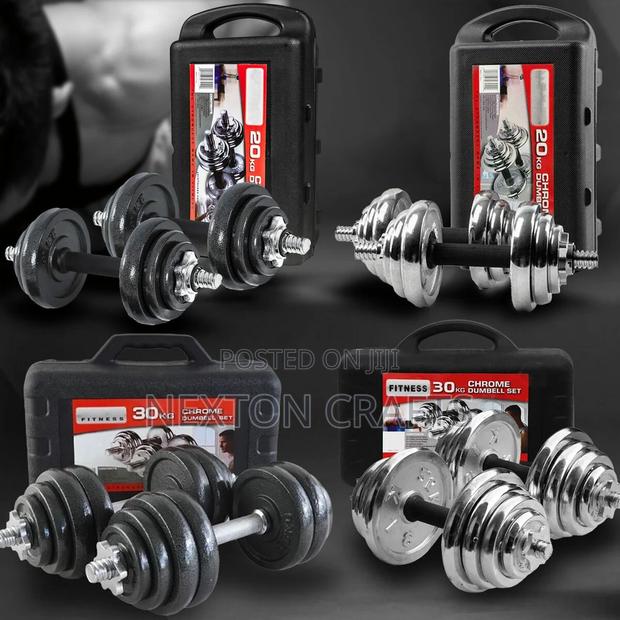 Chrome Adjustable Dumbbell