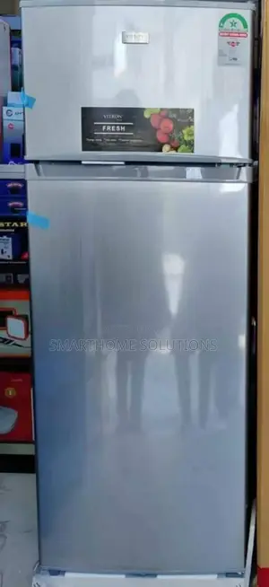 Vitron 208litres Double Door Refrigerator Silver VRF-208l-Dd