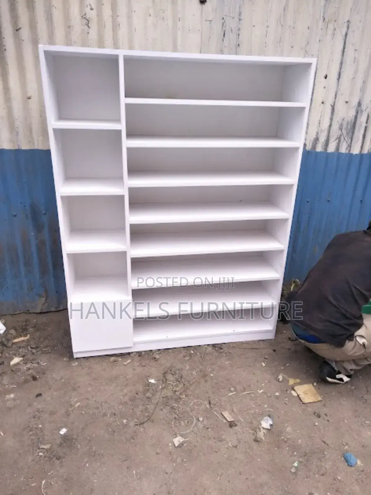 White Shelving Units