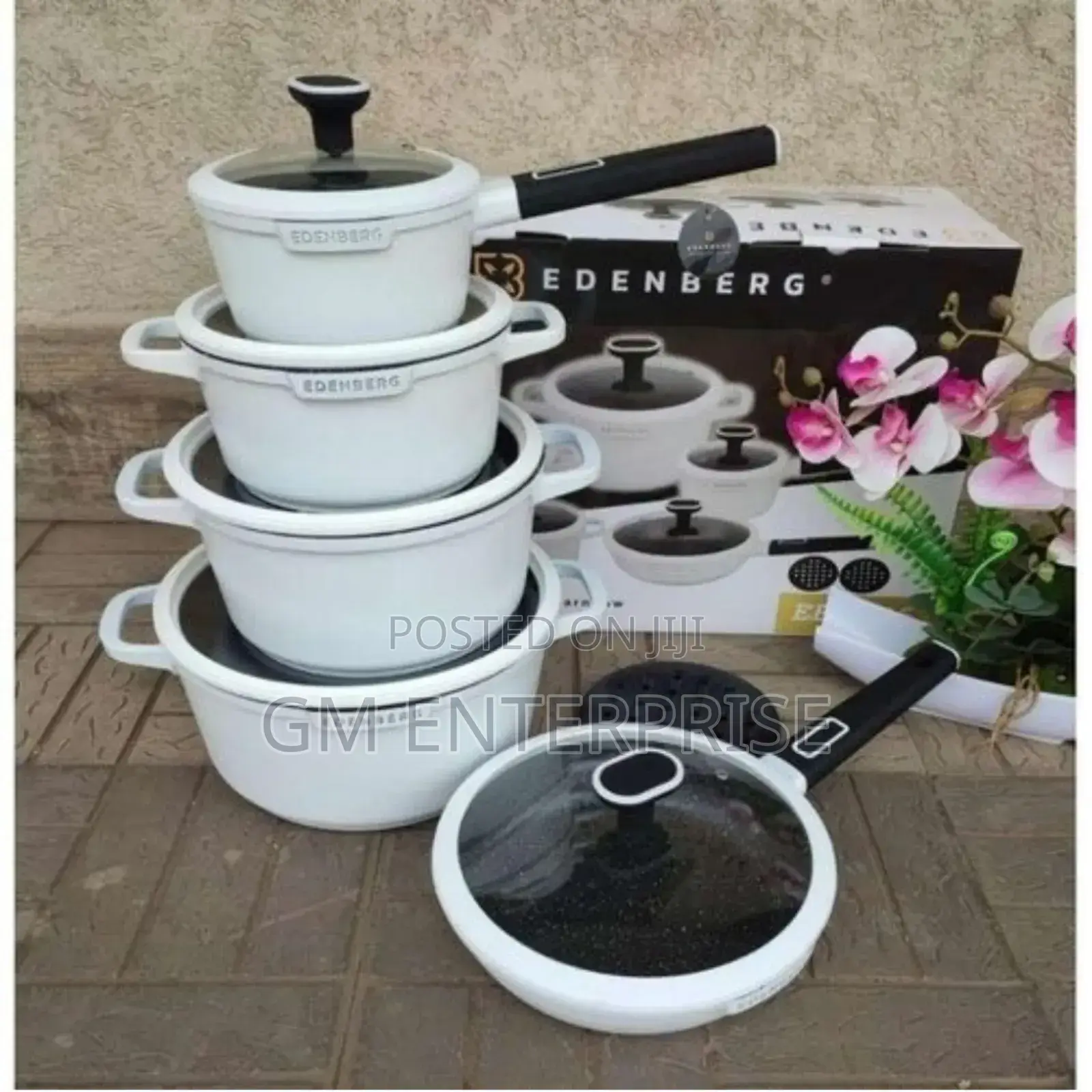 Edenburg Cookware Set,12 PCS Cookware Sets