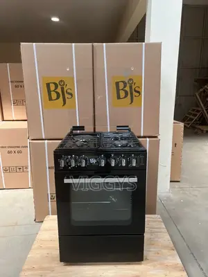 BJS 60 by 60 3 + 1 Hot Plate With Turbo-Fan Standing Cooker