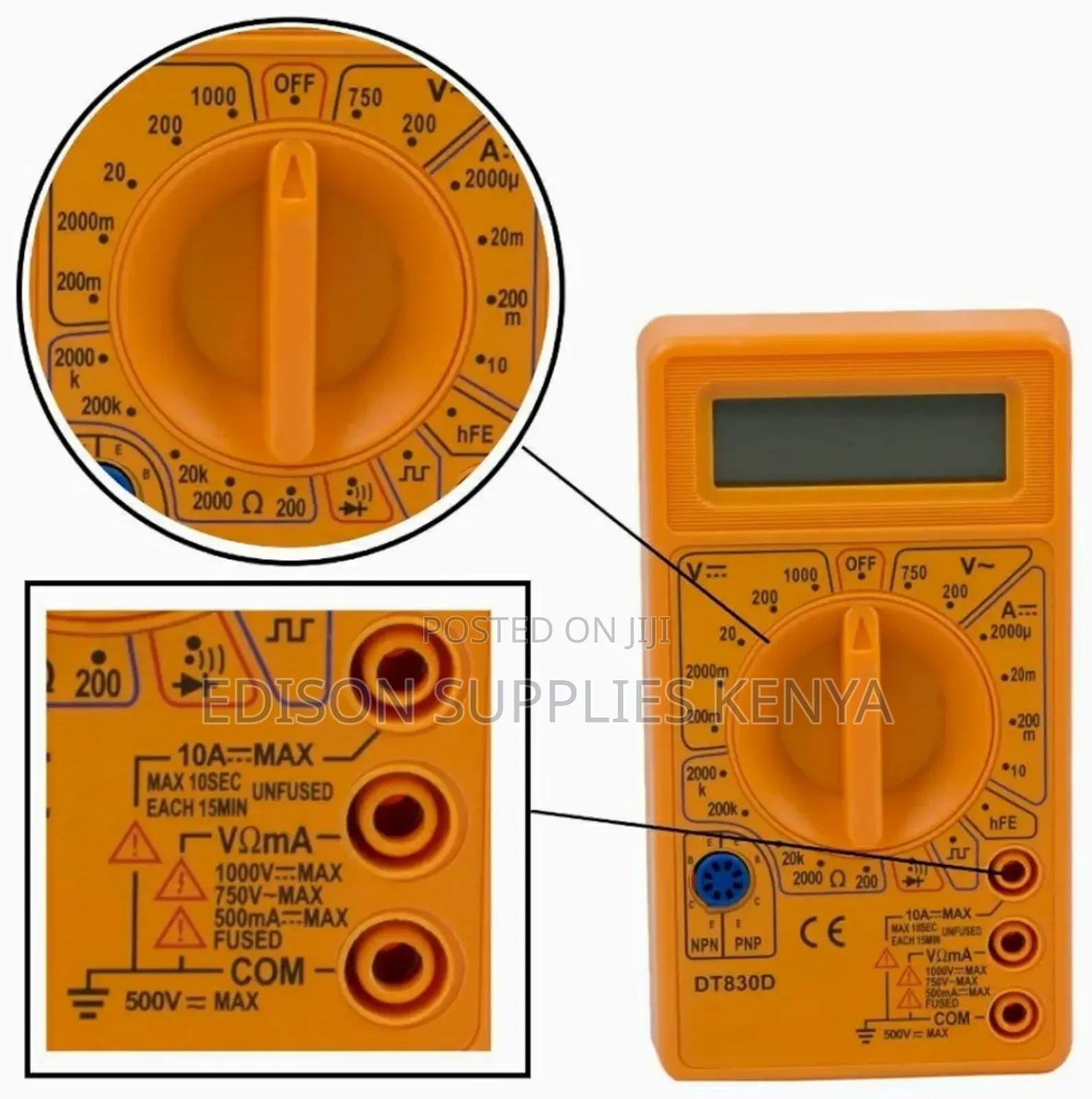 Digital Multimeter Dt-830d Voltage Testers Current Tester