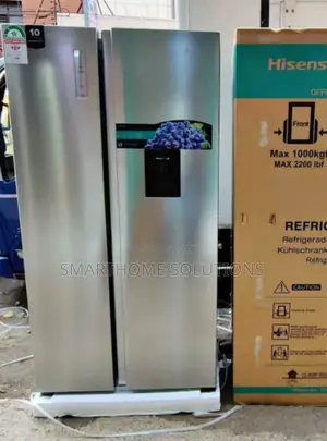 Hisense 454litres Side by Side 2 Door Fridge Hs-454ldd