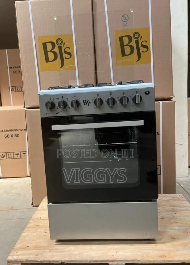 Silver BJS 60x60 Free Standing Cooker. - main view