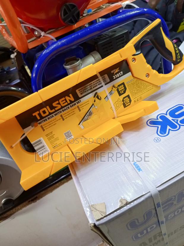 Tolsen Mitre Box With Back Saw Set 12inch