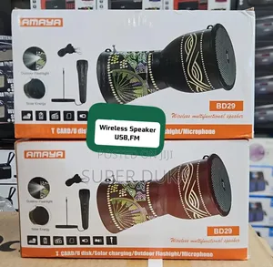 Wireless Speaker.Amaya Bd29 Bluetooth,Usb,Fm Radio,Mic.Torch