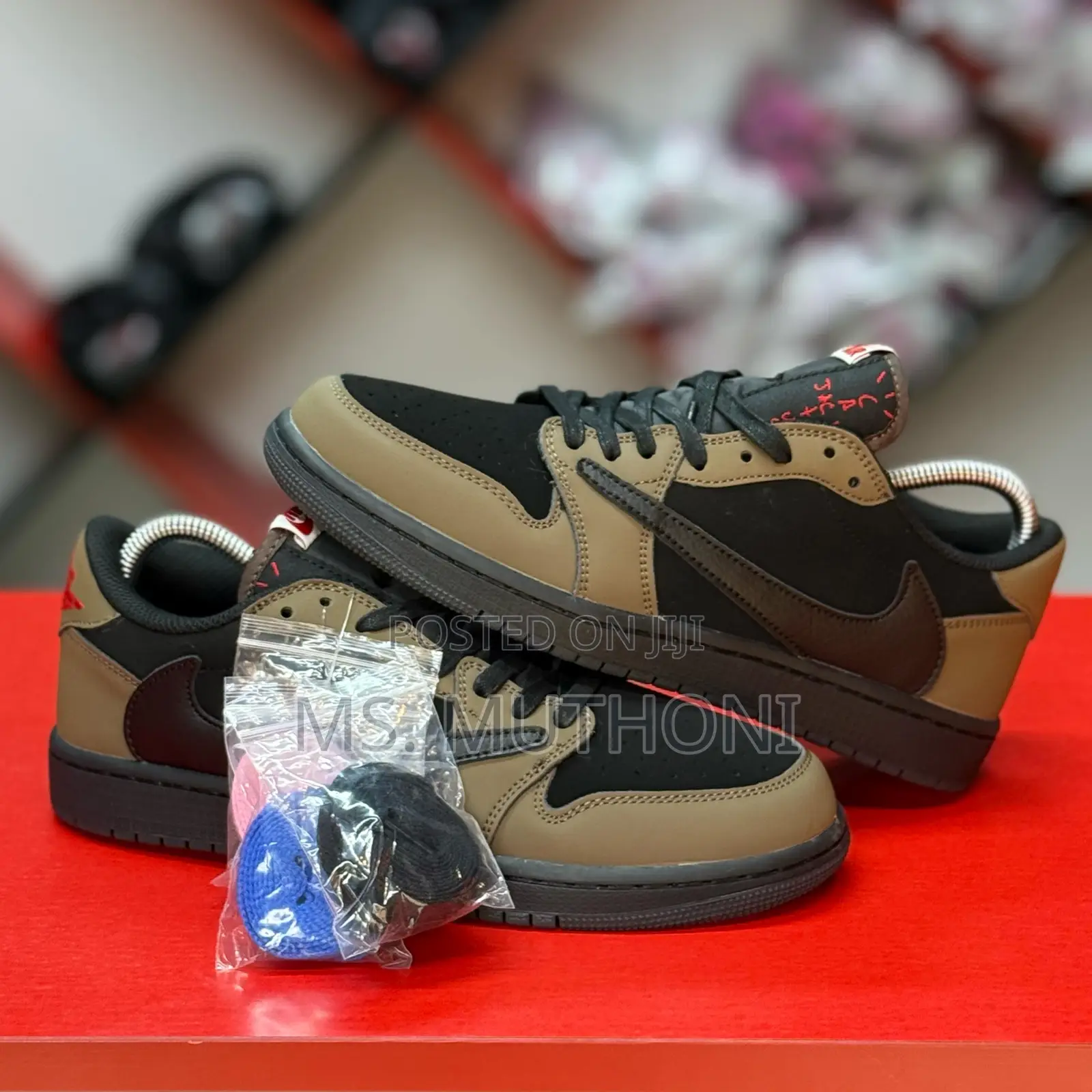 Authentic Air J 1 Low Travis Scott
