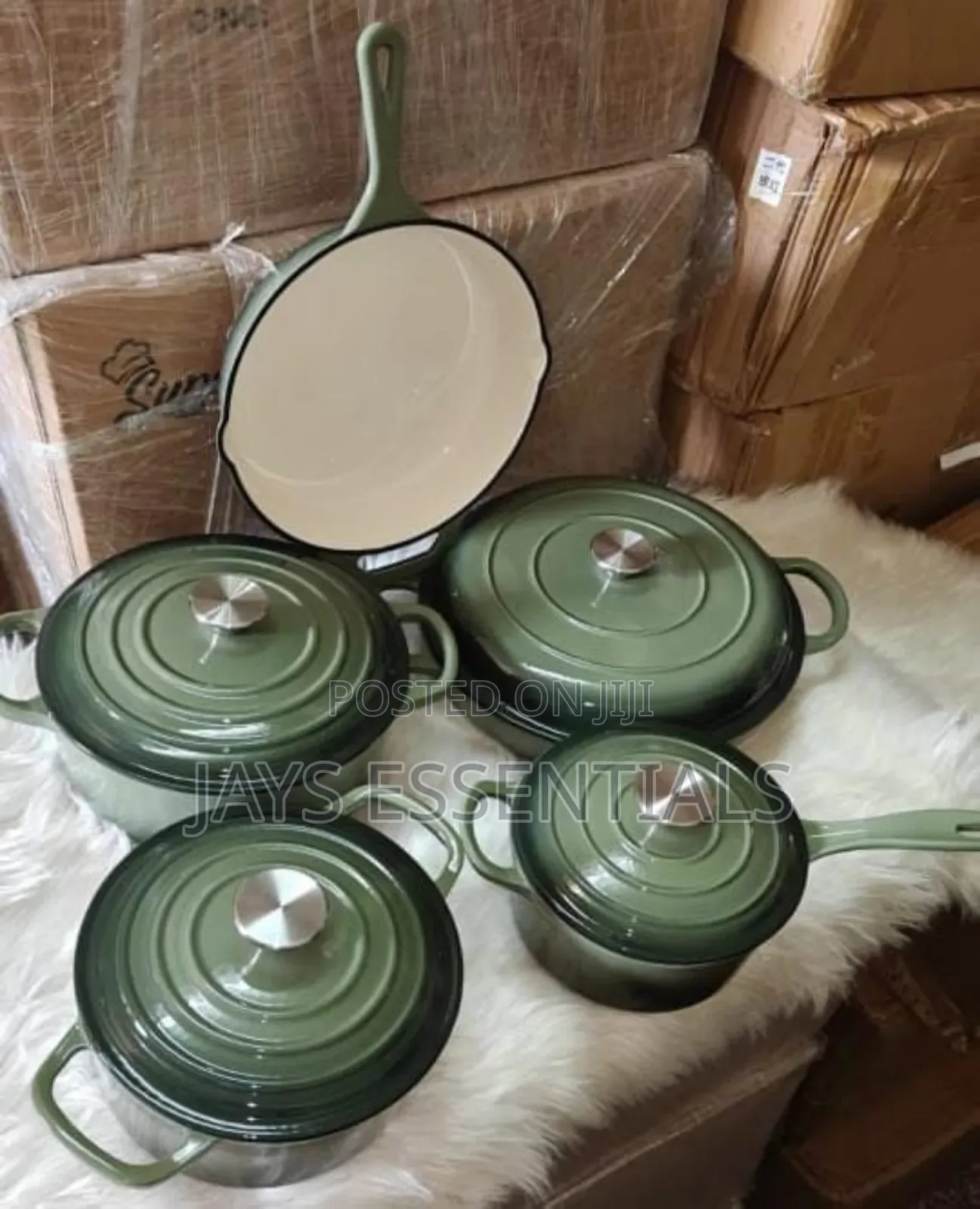 9pc Cast Iron Cookware Set