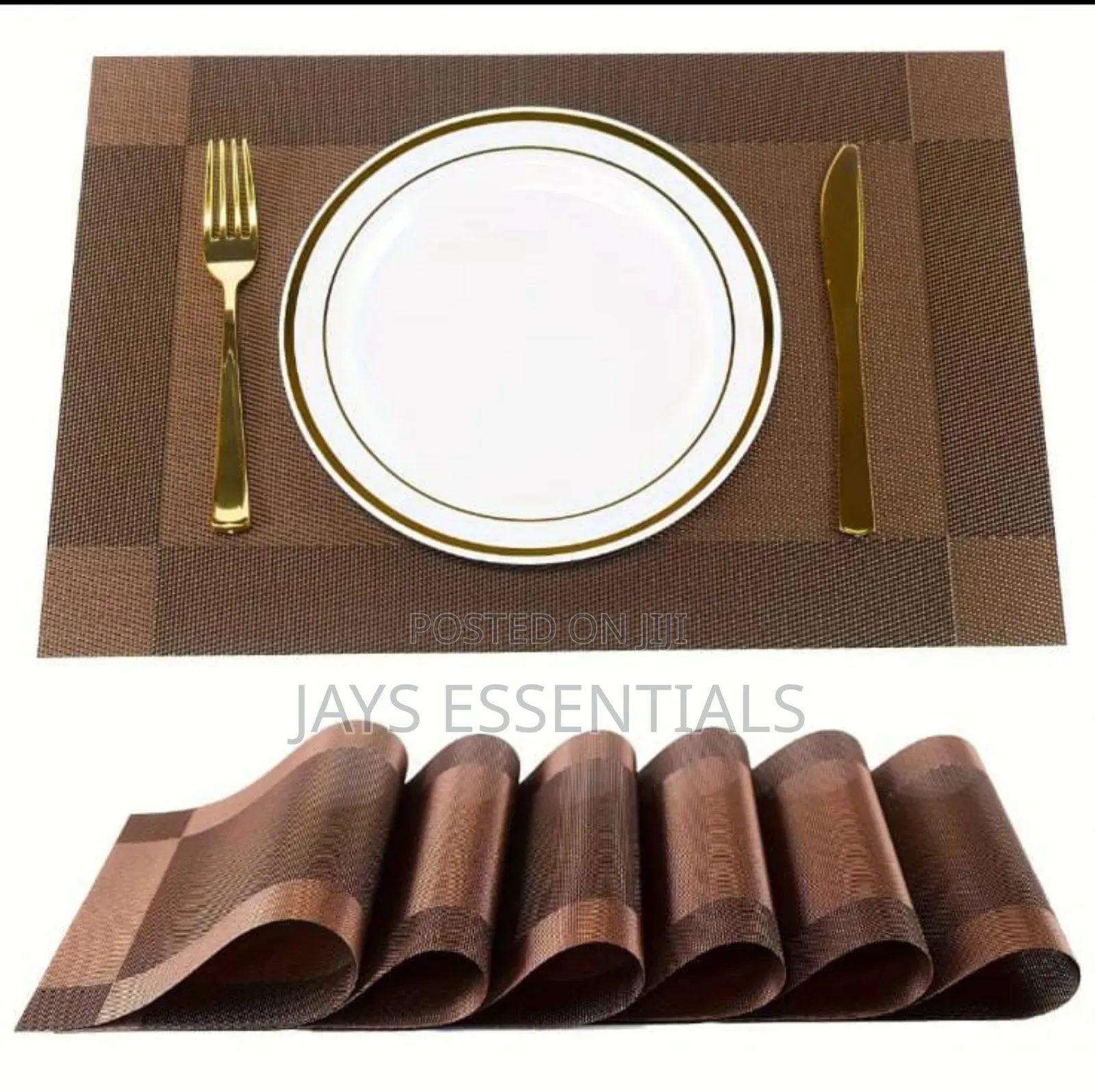 6pc Table Mats + Runner Set