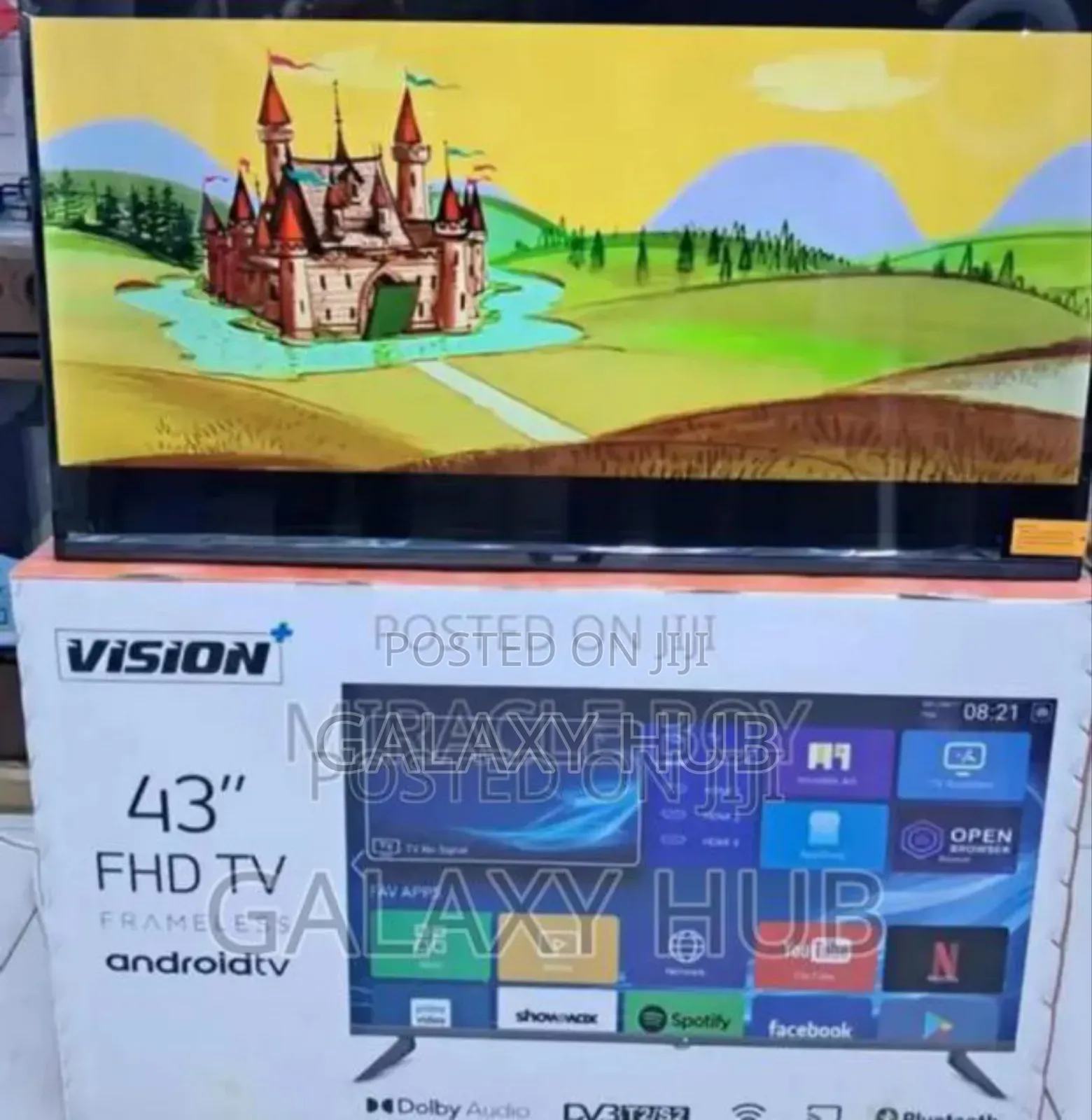 Vision Plus Vp8843kv - 43inch Frameless V+ Os Smart Tv