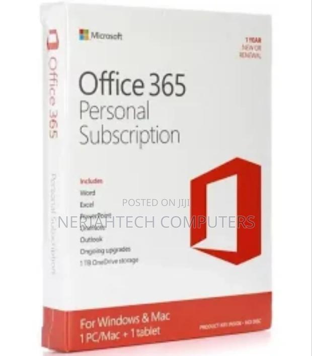 Office 365 Personal - main view