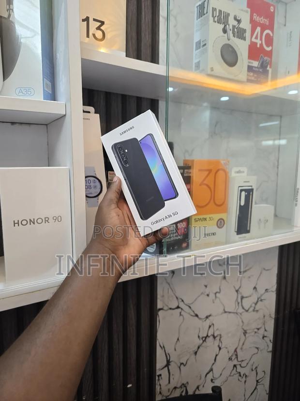 New Samsung Galaxy A36 256 GB Black - main view