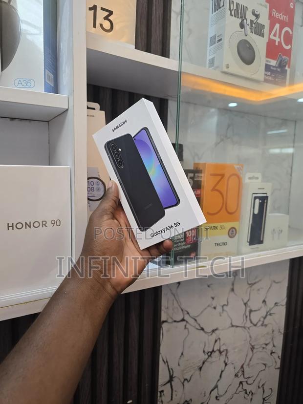 New Samsung Galaxy A36 256 GB Black - thumbnail 2