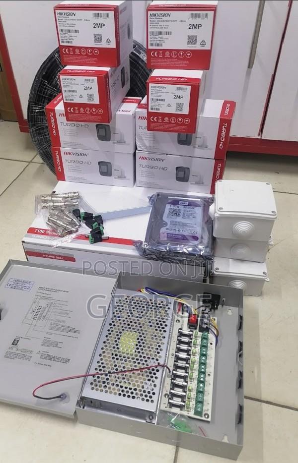 8 CCTV Hikvision 2mp Complete CCTV Cameras System Package