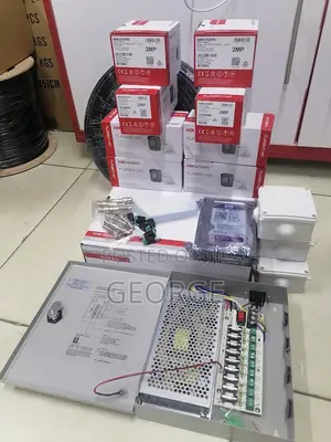 Hikvision 8 CCTV Cameras-1080 Pixel Color Day