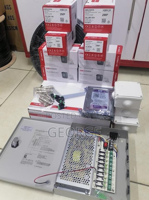 8 CCTV Cameras Hikvision Complete Kit-