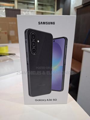New Samsung Galaxy A36 256 GB Black - main view