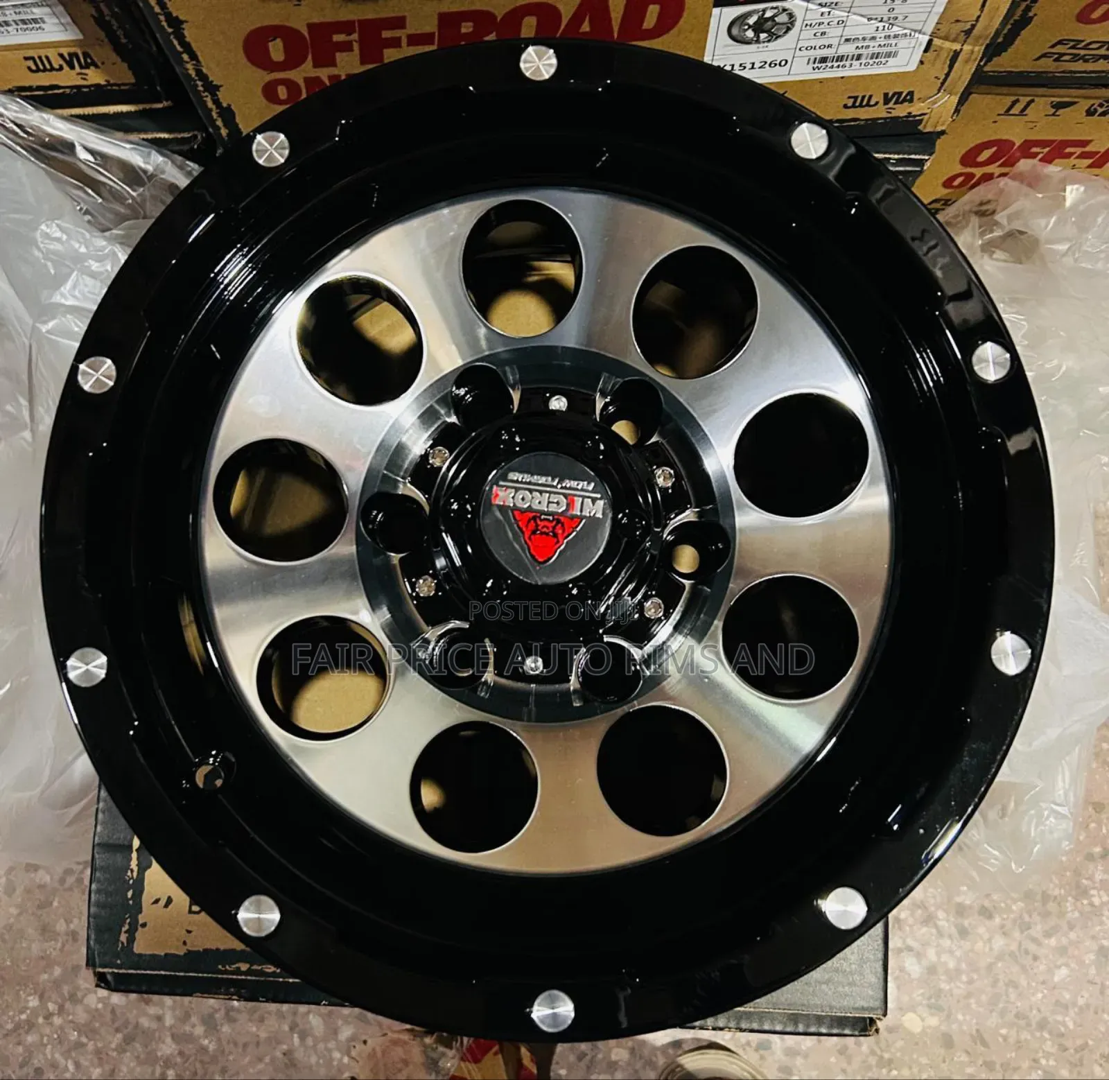Size 15 Matatu Rims Offset 8.5j