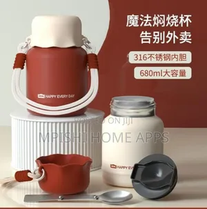 Happy Ever Day Insulated Food Flask 680ml