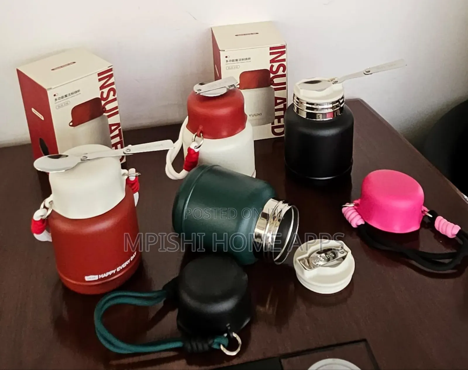 Happy Ever Day Insulated Food Flask 680ml