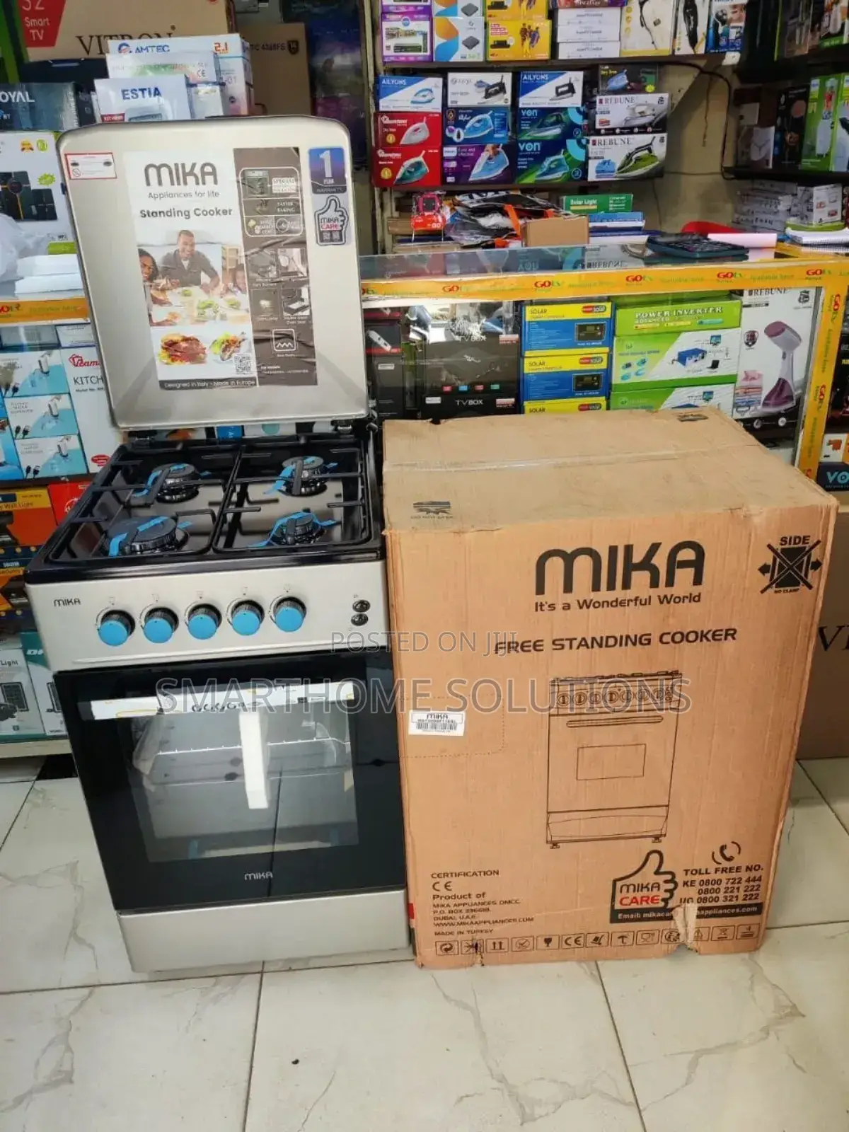 *Mika Standing Cooker All Gas 50cm*60cm
